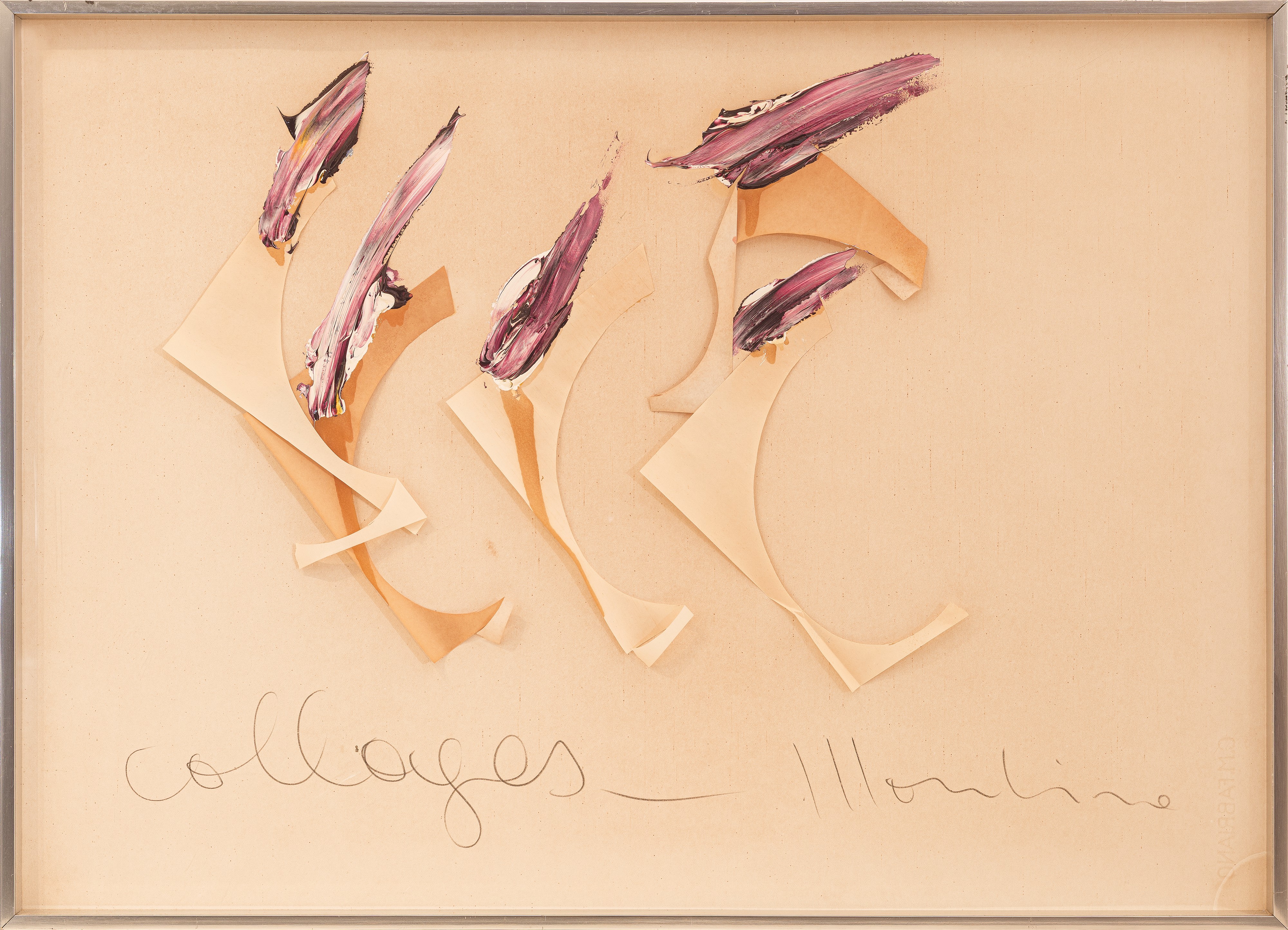Aldo Mondino - Collages in acrilici e collage su tavola (1974)