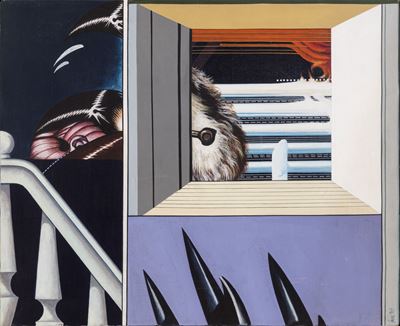 Senza titolo, acrilici su tela (1969)