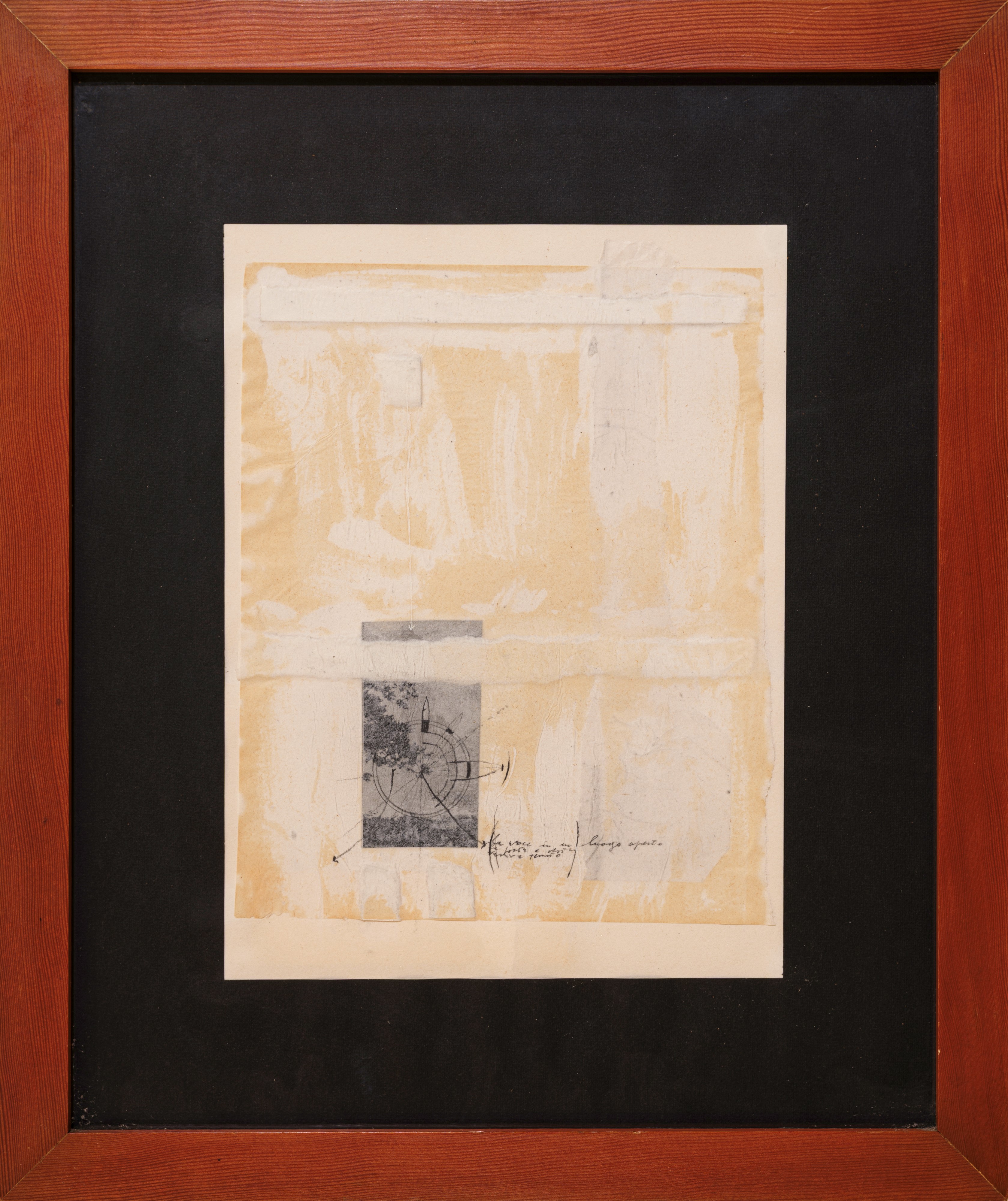 Magdalo Mussio - Senza titolo (tecnica mista su carta), 1978