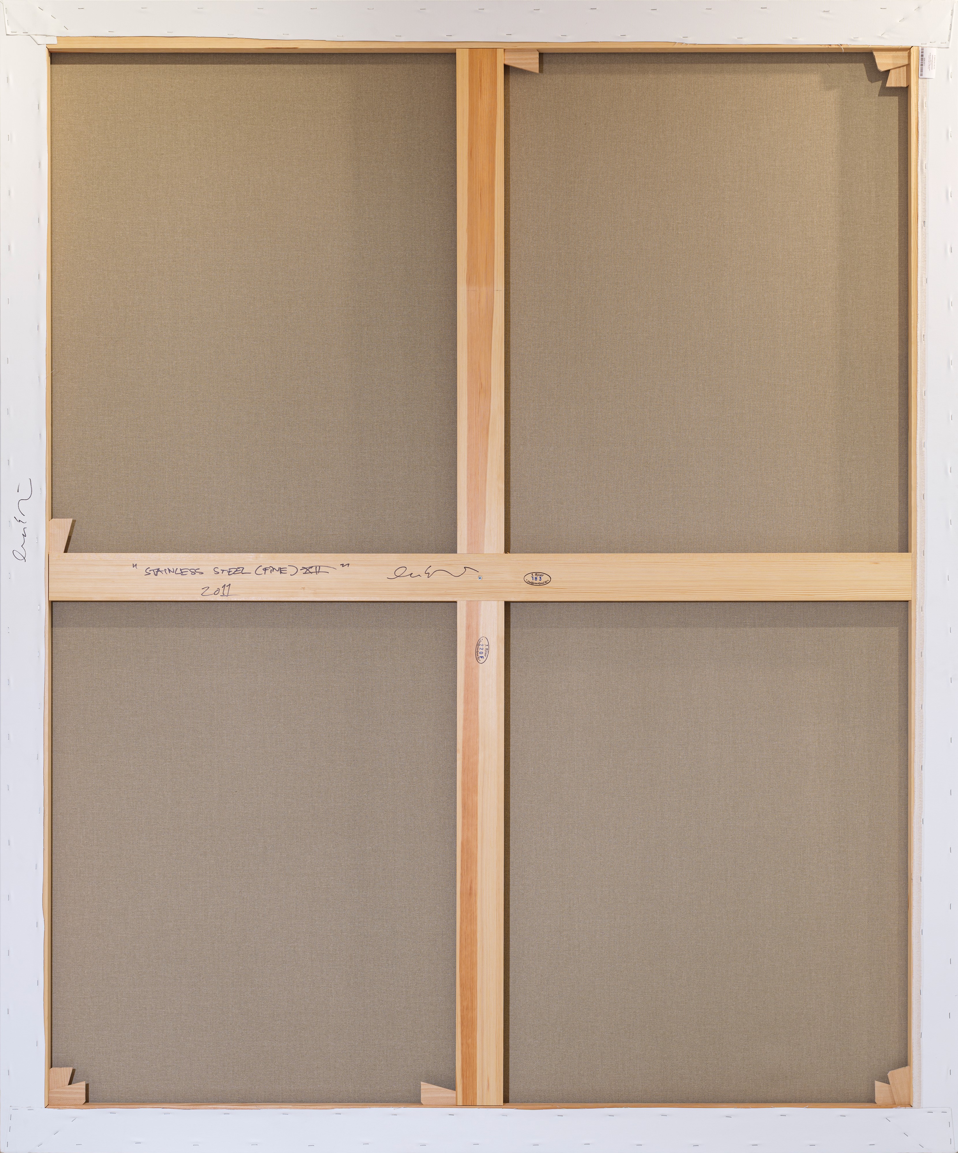 Gardar Eide Einarsson - Stainless Steel (Fine) XII, acrilici su tela (2011)