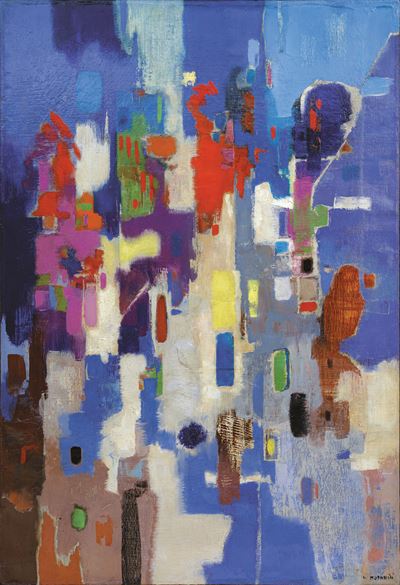 Immagine spaziale, olio su tela (1953)