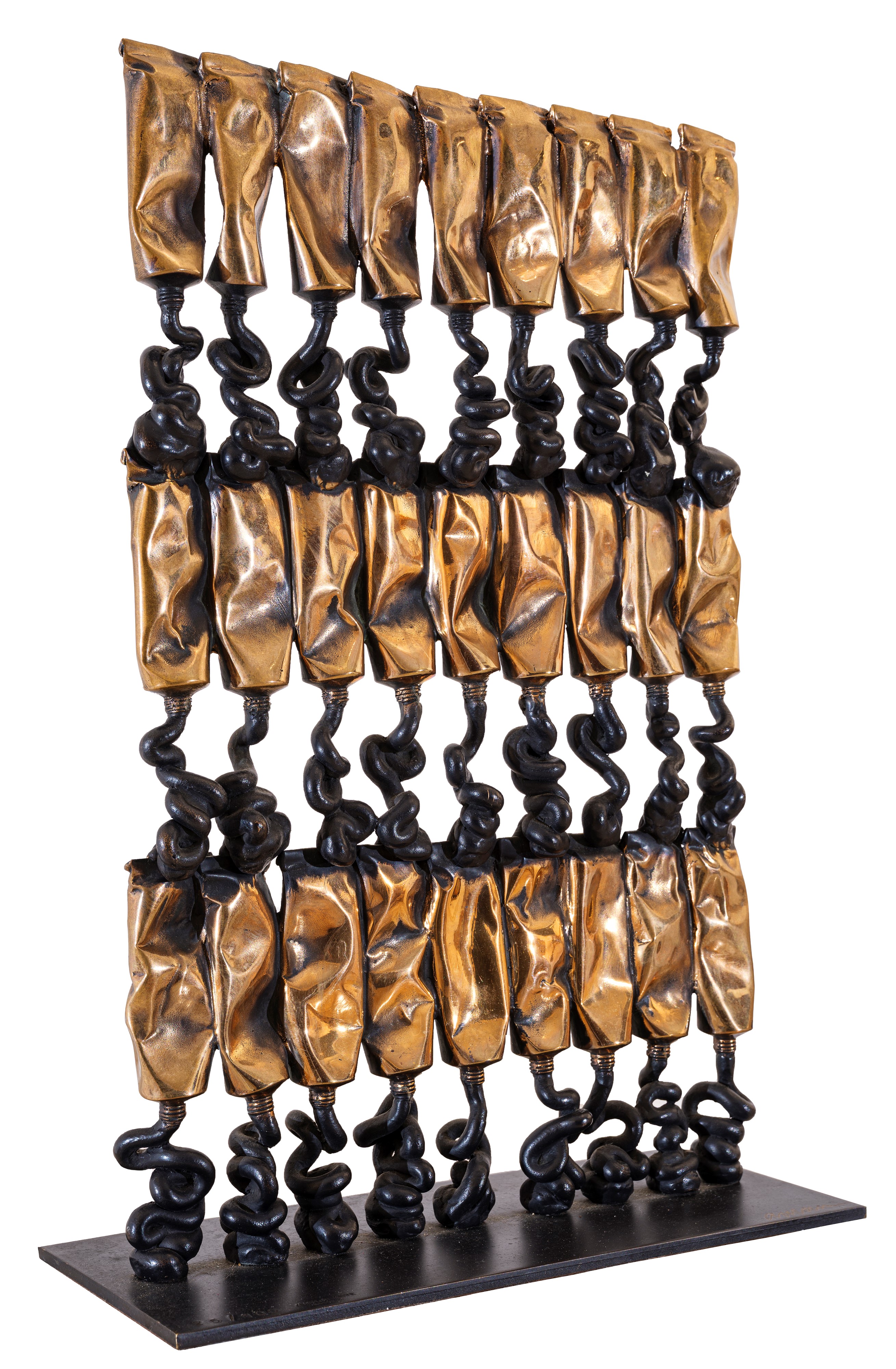 Fernandez Arman - Defy a Newton, bronzo (es. 25/100), 2004